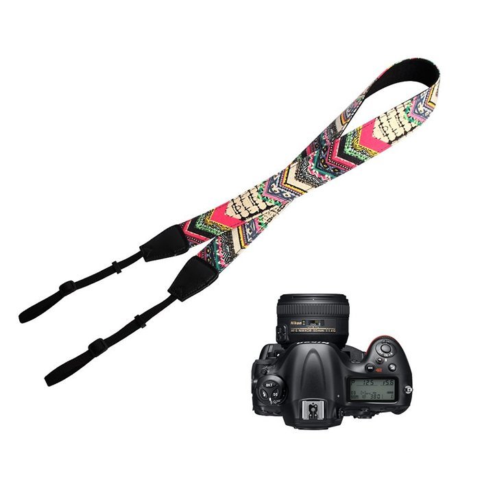 Orota Red Strip Pattern Camera Neck Shoulder Strap for DSLR, SLR and Digital Camera, OLC-20 N27