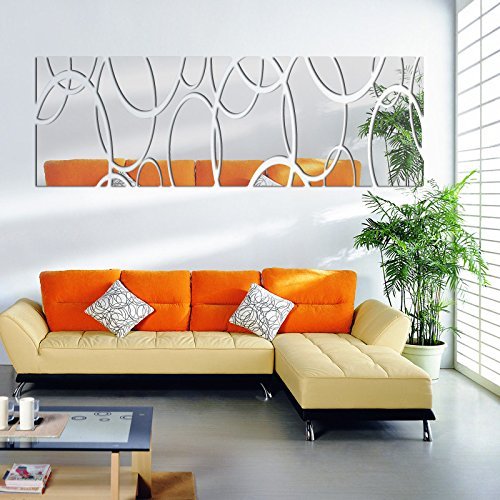 EverTrust(TM) hot real diy wall stickers sale mirror surface decoration house still life 3d wall sticker modern... N5