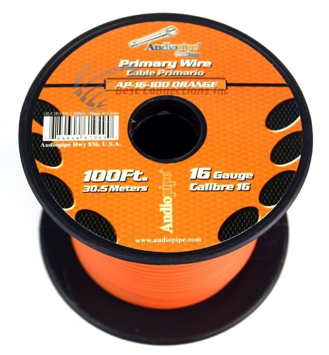 11 SPOOLS 100' Feet 16 GA Gauge Primary Remote Wire Auto Power Cable Stranded N6