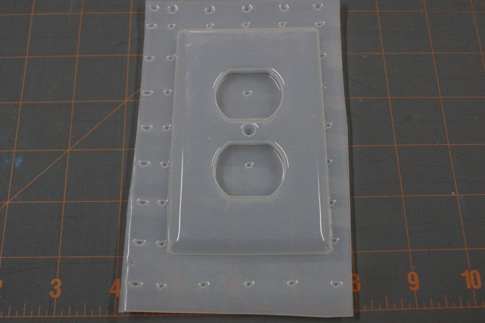 Plug In Cover Plastic Mold, Resin Mold, polymer clay mold, plaster mold, plug-in mold, plugin cover mold, cover... N2