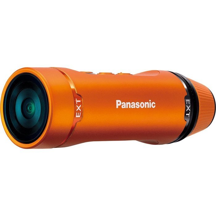 Panasonic HX-A1 HD Wi-Fi Waterproof POV Action Video Camera Camcorder (Orange) with Multi & Tripod Mounts + 32GB... N5