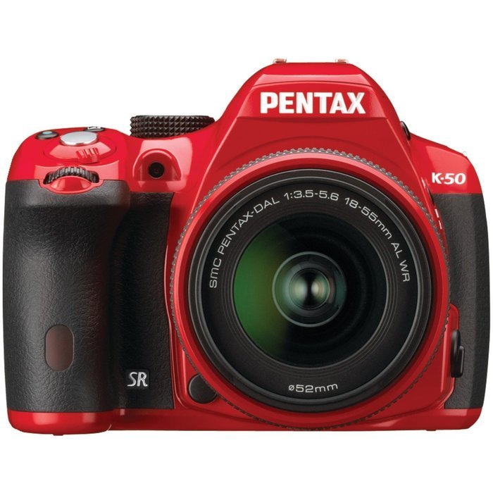 Pentax K-50 16MP Digital SLR Camera Kit with DA L 18-55mm WR f3.5-5.6 Lens (White) N30