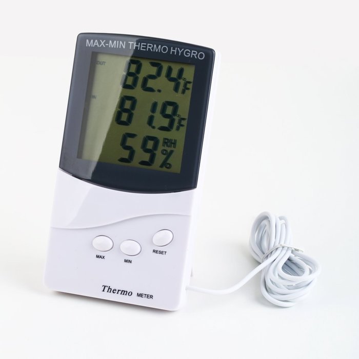 LCD Indoor Outdoor Thermometer Hygrometer Temperature Humidity Meter N3