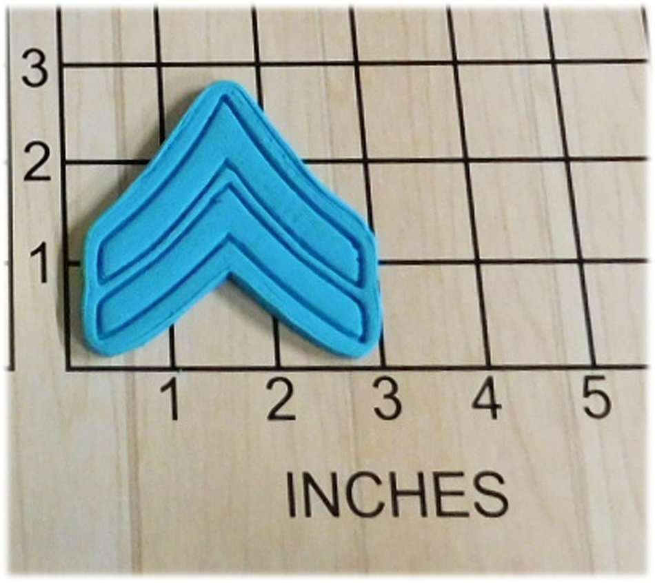 US Army Corporal Promotion Party Cookie Cutter and Stamp #1043 N2