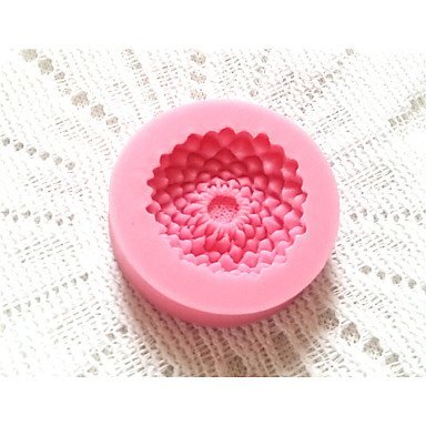 Sher Bakeware Silicone Sunflower Baking Molds for Fondant Candy Chocolate Cake N2