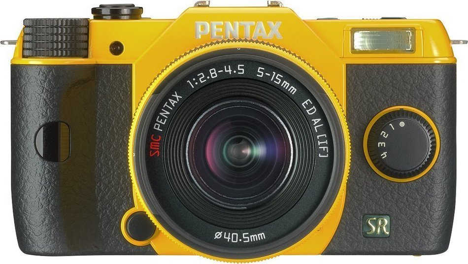 Pentax Q7 12.4MP Mirrorless Digital Camera with 3-Inch LCD - Body Only (Yellow) (OLD MODEL) N13