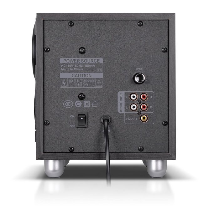 AXESS MSBT3907 2.1 Mini Entertainment System with Bluetooth N3