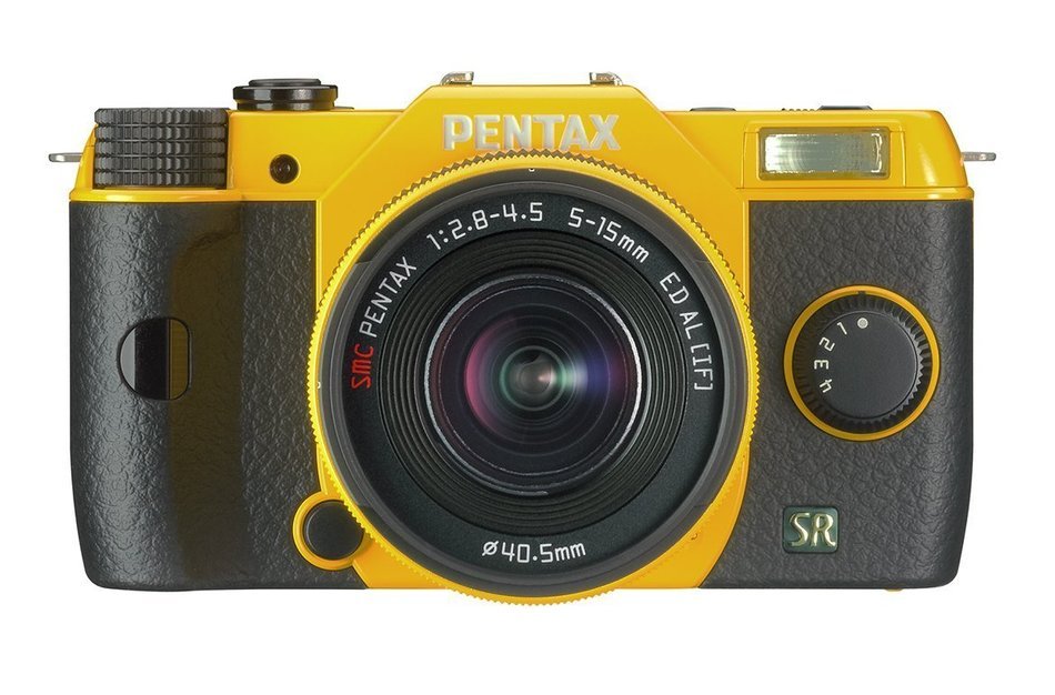 Pentax Q7 12.4MP Mirrorless Digital Camera with 3-Inch LCD - Body Only (Yellow) (OLD MODEL) N15