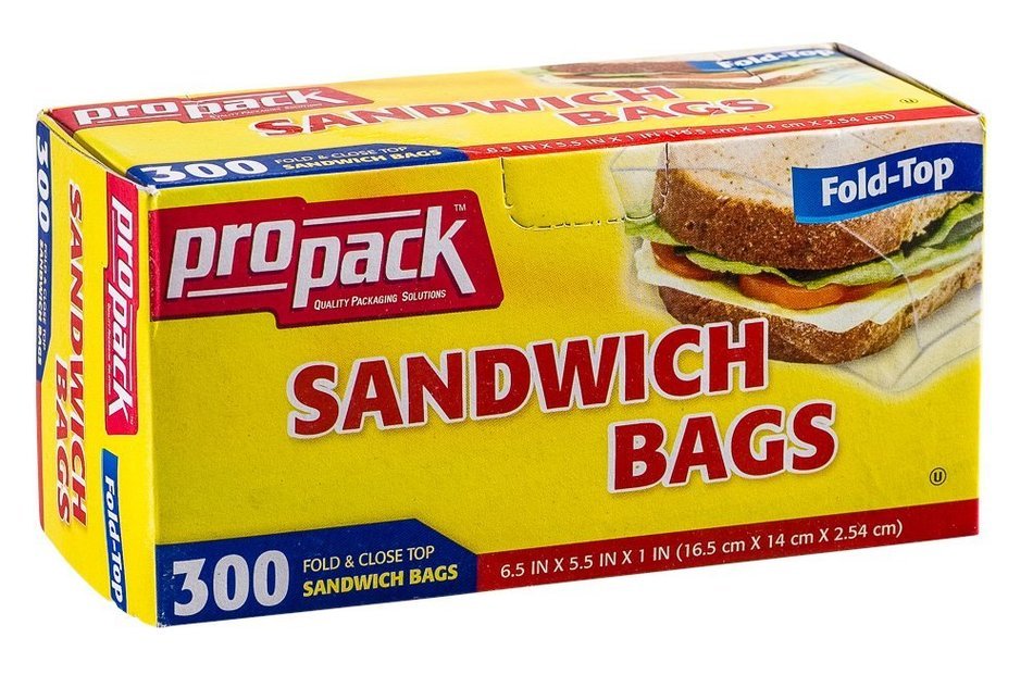 Propack Sandwich Bags, 300 Count
