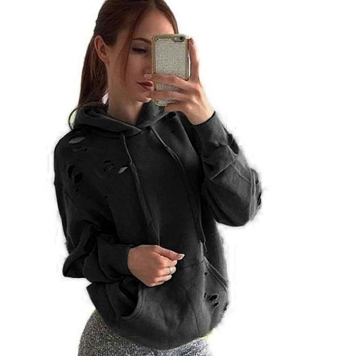 Hoodie Sweatshirt,Morecome Womens Loose Casual Long Sleeve Hoodie Pullover (L, Army Green1)