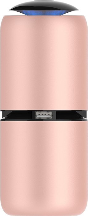 Exian&reg; Car Air Purifier Cleaner Fresh Ionizer Portable Travel + Charger (Gold) N5