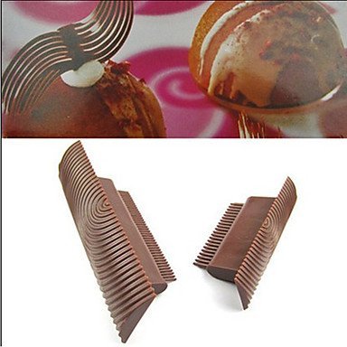 Y&XL&H Cake Wood Grain Wheel Brush Impression Fondant Embosser Cutter Cake Wood Grain Effect