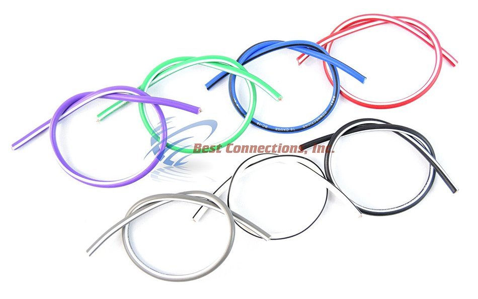 11 SPOOLS 100' Feet 16 GA Gauge Primary Remote Wire Auto Power Cable Stranded N7