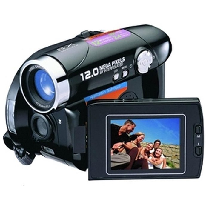 Mitsuba DV9002 12MP 8x Digital Zoom Camera/Camcorder (Black)