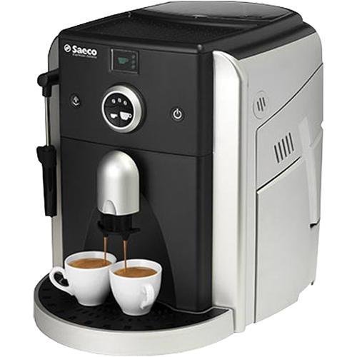 Saeco 00566 Espresso Italiano Super Automatic Espresso Machine - Silver & Black