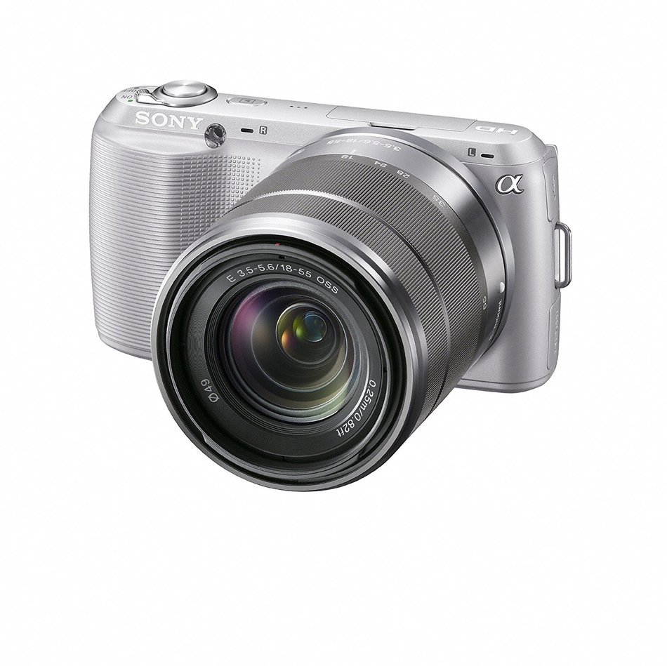 Sony Alpha NEX-C3 16 MP Compact Interchangeable Lens Digital Camera Kit with 18-55mm Zoom Lens (Silver) N14