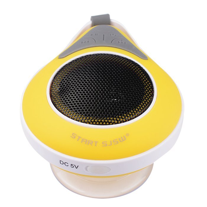 Start Sjsw Waterproof Bluetooth Shower Speakers - IPX6 Certified - For use in Bathroom, Kitchen, Car, Outdoors...