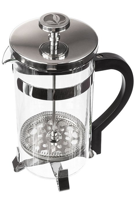 BOJE French Press Coffee Maker - Cafetiere - FREE Replacement Glass With Warranty - Stainless Steel and Durable...