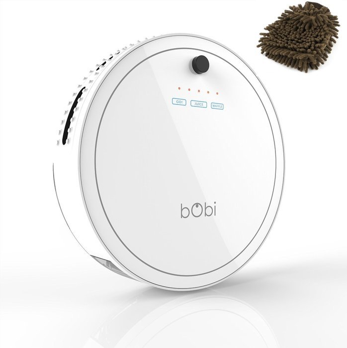 Bobi Robotic Vacuum Cleaner and Mop (Complete Set) w/ Bonus: Premium Microfiber Cleaner Bundle