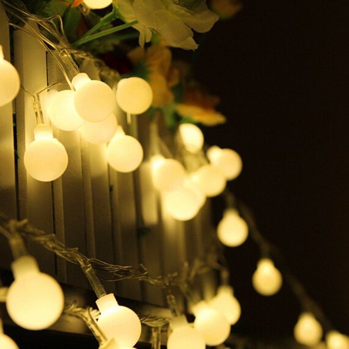 Spritech(TM) 4M 40LED Battery Powered Small Ball Fairy String Light Curtain light for Chrismas Party Wedding New... N10