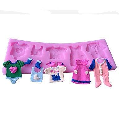 Y&XL&H Clothes Shape Fondant Mold Cake Decoration Mold