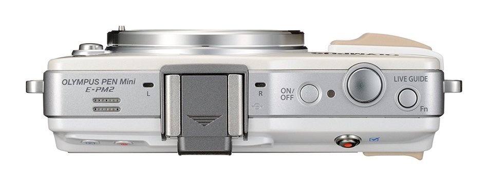 Olympus Mirror Interchangeable Lens Pen Mini E-pm2 Double Zoom Kit White E-pm2 Dzkit Wht N6
