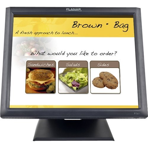 Planar PT1745R 17" LCD Touchscreen Monitor - 1280 x 1024 - 5 ms - Adjustable Display Angle... N4