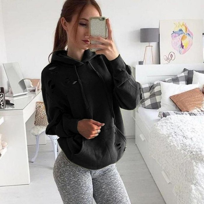 Hoodie Sweatshirt,Morecome Womens Loose Casual Long Sleeve Hoodie Pullover (L, Army Green1) N2