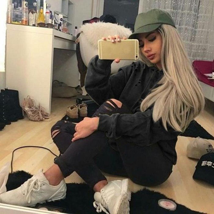 Hoodie Sweatshirt,Morecome Womens Loose Casual Long Sleeve Hoodie Pullover (L, Army Green1) N3