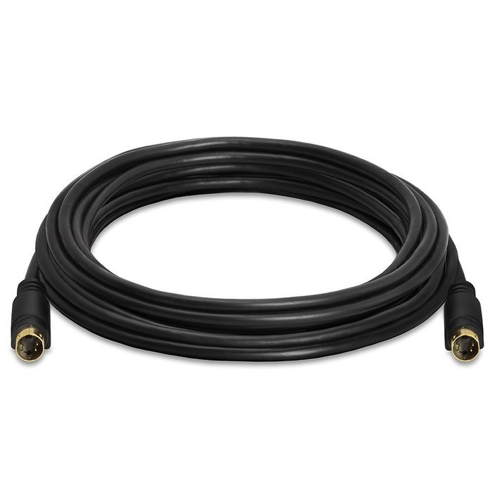 Cmple - S-Video SVideo (SVHS) Gold Plated Cable 4 pin - 3 ft N8