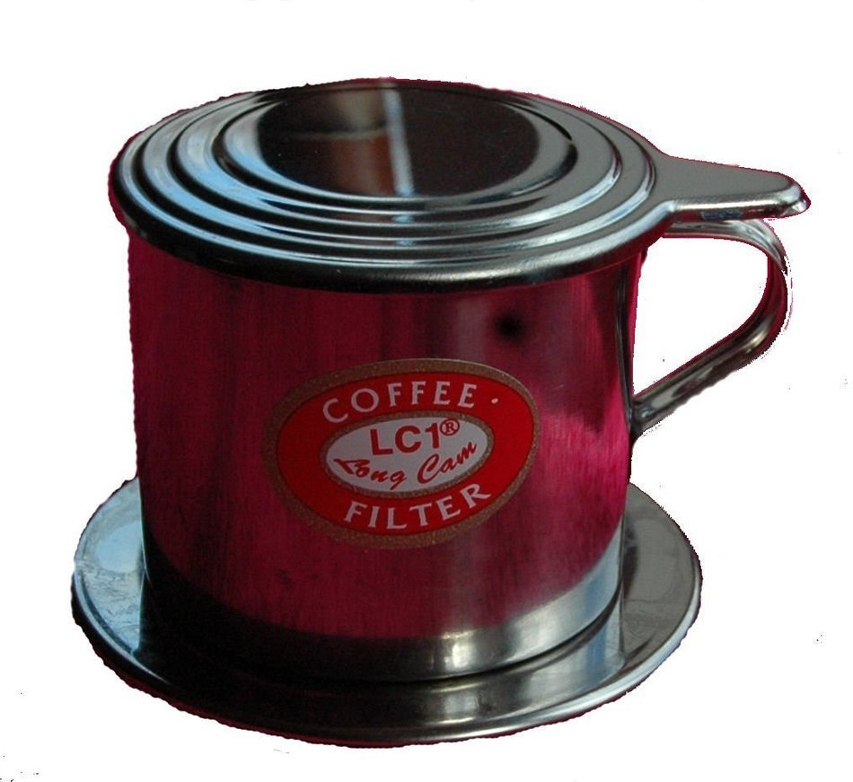 One or Two Cup Vietnamese Stainless Steel Coffee Cup Filter (one cup)