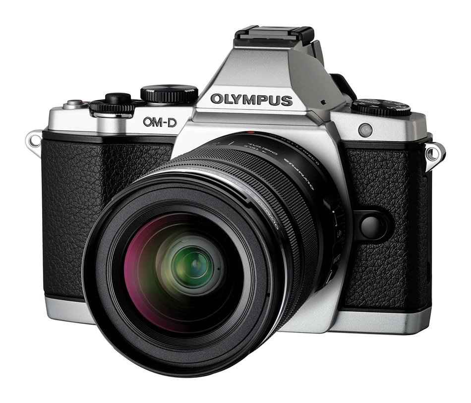 Olympus OM-D E-M5 16MP Live MOS Interchangeable Lens Camera with 3.0-Inch Tilting OLED Touchscreen and 12-50mm... N16