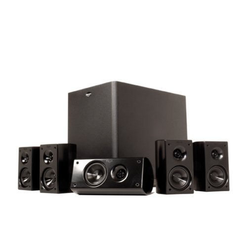 Klipsch HD 300 Compact 5.1 High Definition Theater System (Set of Six, Black) (Discontinued by Manufacturer)