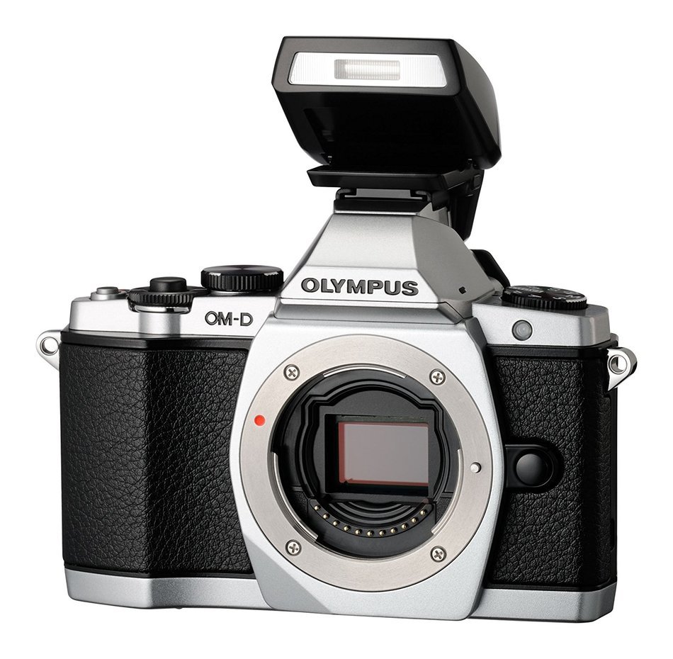 Olympus OM-D E-M5 16MP Live MOS Interchangeable Lens Camera with 3.0-Inch Tilting OLED Touchscreen and 12-50mm... N18