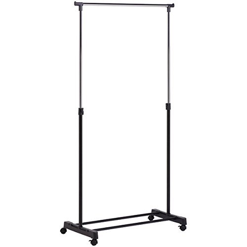 New HONEY-CAN-DO GAR-01122 Adjustable-Height Garment Rack