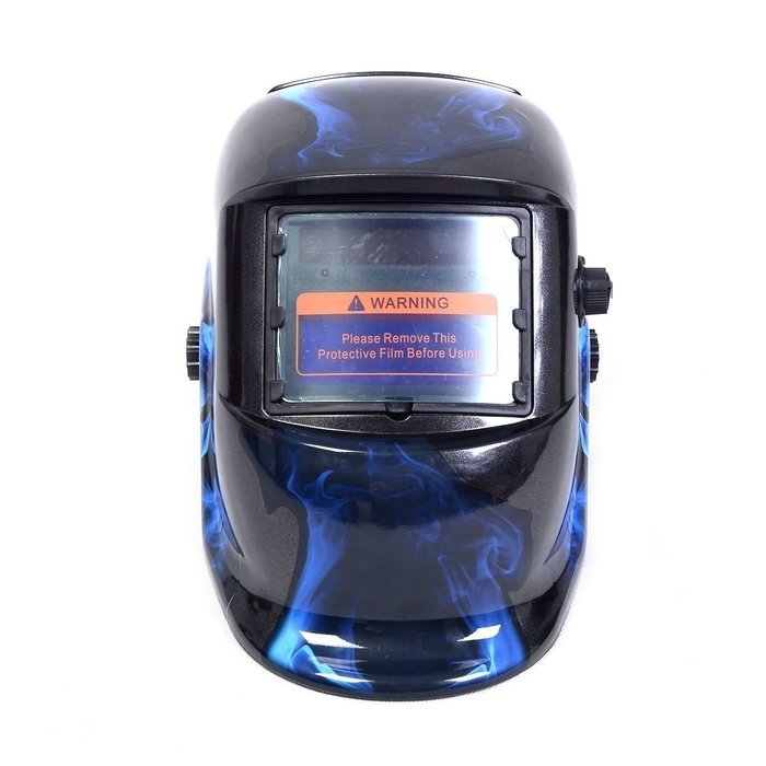 New Auto Darkening Welding Helmet Mask Welders Arc Tig Mig Grinding Solar Powered (Lighting Skeleton) by D2B N17