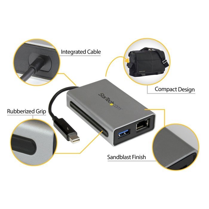 StarTech.com Thunderbolt to eSATA with USB 3.0 Adapter (TB2USB3ES) N15