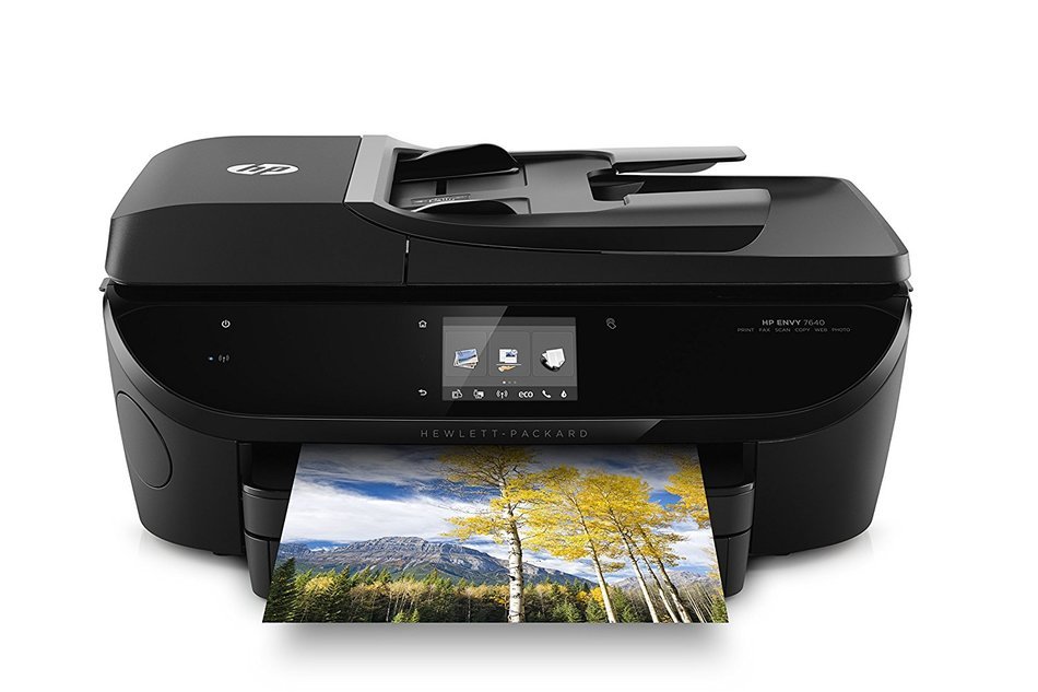 HP Envy 7640 Wireless All-in-One Photo Printer with Mobile Printing, Instant Ink ready, Refurbished (E4W43AR)