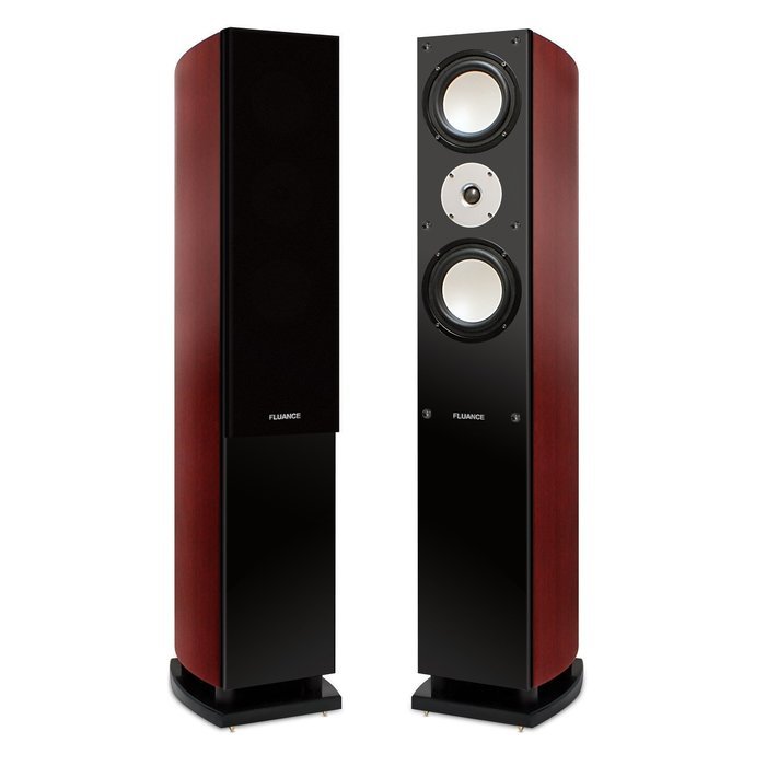 Fluance XL7F High Performance Three-way Floorstanding Loudspeakers (Mahogany Single) N4