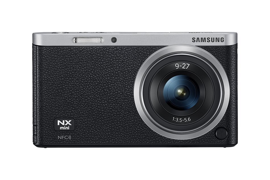 Samsung NX Mini 20.5MP CMOS Smart WiFi & NFC Mirrorless Digital Camera with 9-27mm Lens and 3" Flip Up LCD Touch... N118