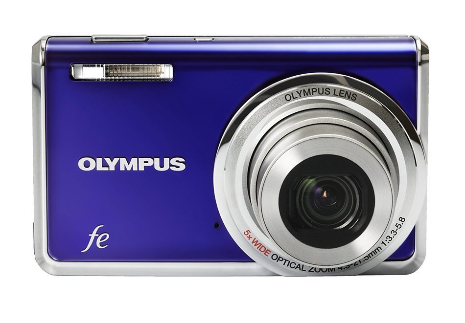 Olympus FE-5020 12MP Digital Camera with 5x Wide Angle Optical Zoom and 2.7 inch LCD (Royal Blue) N2