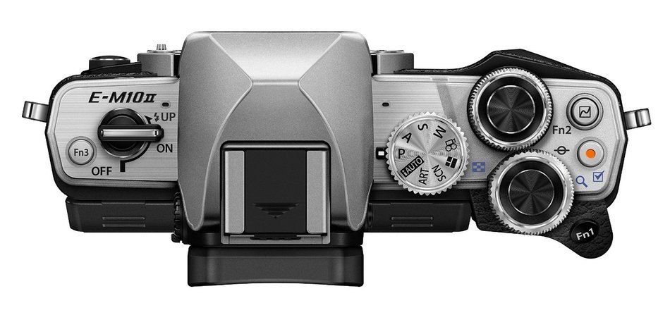 Olympus OM-D E-M10 Mark II Mirrorless Digital Camera (Silver) - Body only N10