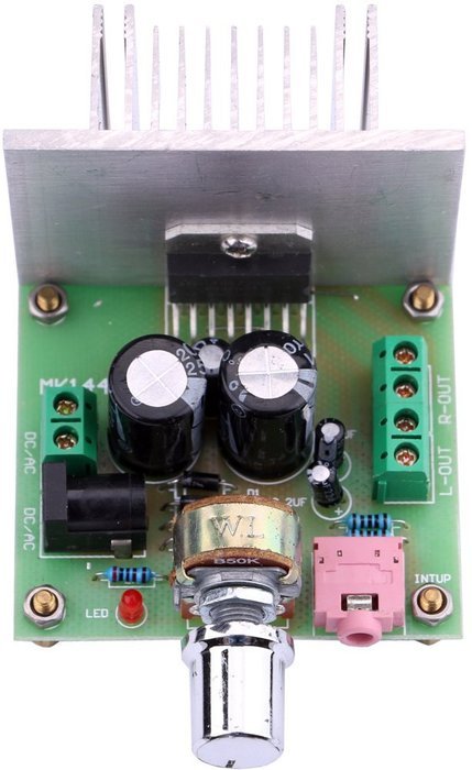 Yeeco 15W+15W Dual Channel Digital Audio Power Amplifier Board, High Power Stereo Audio Amplifier Amplify Module...