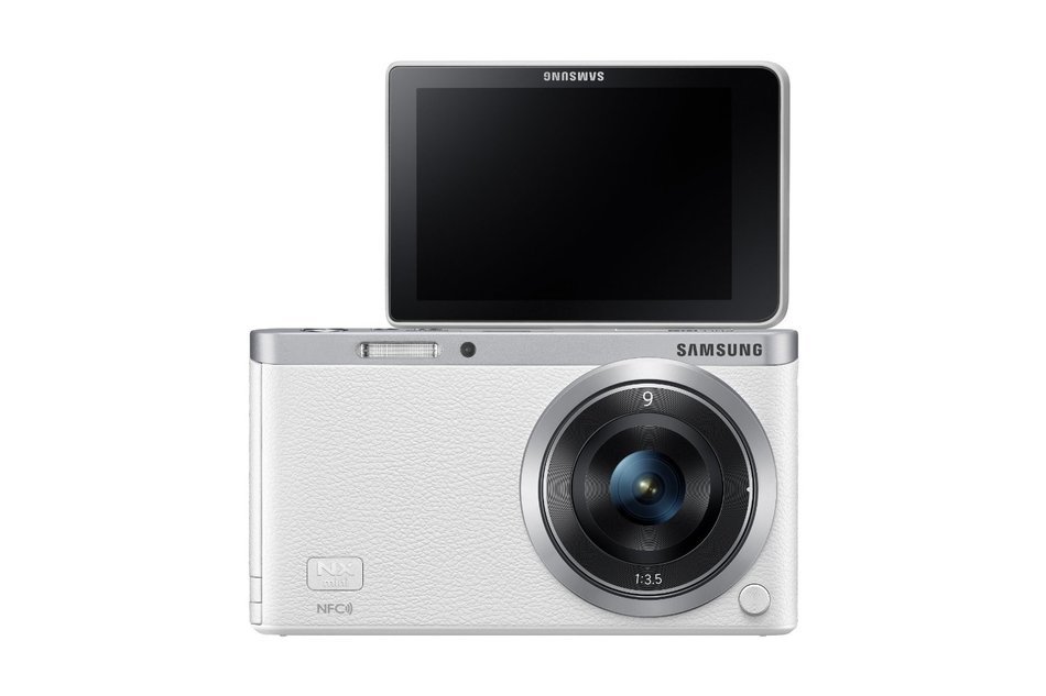 Samsung NX Mini 20.5MP CMOS Smart WiFi & NFC Mirrorless Digital Camera with 9-27mm Lens and 3" Flip Up LCD Touch... N127