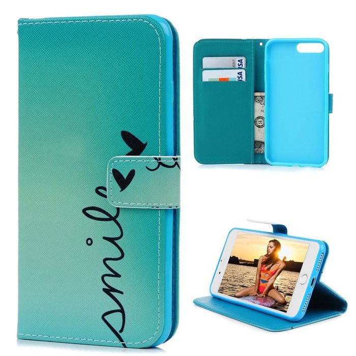 iPhone 7 Plus Case (5.5") - Wallet Slim Fit Folio Style Stand Digital Print PU Leather Flip Case with High Protective... N13