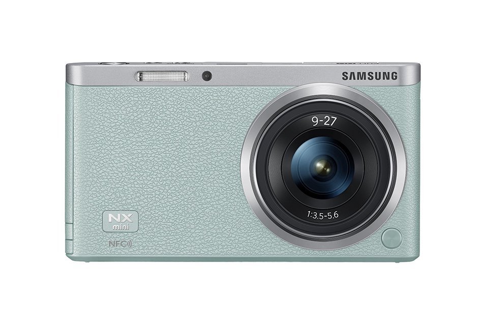 Samsung NX Mini 20.5MP CMOS Smart WiFi & NFC Mirrorless Digital Camera with 9-27mm Lens and 3" Flip Up LCD Touch... N138