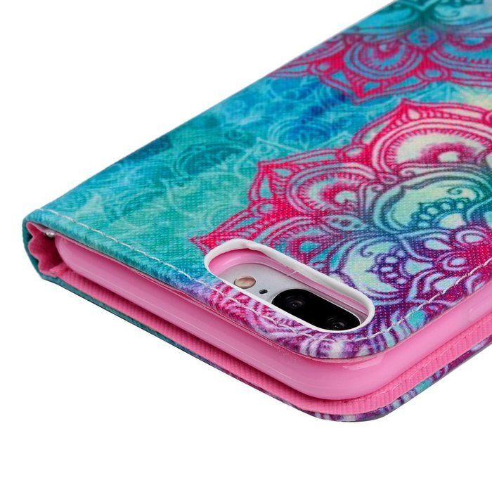 iPhone 7 Plus Case (5.5") - Wallet Slim Fit Folio Style Stand Digital Print PU Leather Flip Case with High Protective... N20