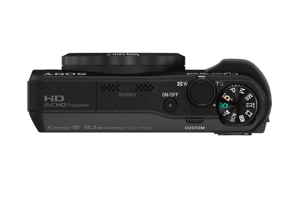 Sony Cyber-shot DSC-HX30V 18.2 MP Exmor R CMOS Digital Camera with 20x Optical Zoom and 3.0-inch LCD (Black) (... N3