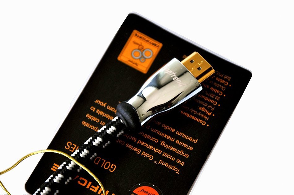 Toptrend High Speed 21Gbps HDMI Cable -Gold Plated Connector Tips- with Ethernet-Supports Ultra HD 4K 60Hz 3D... N5
