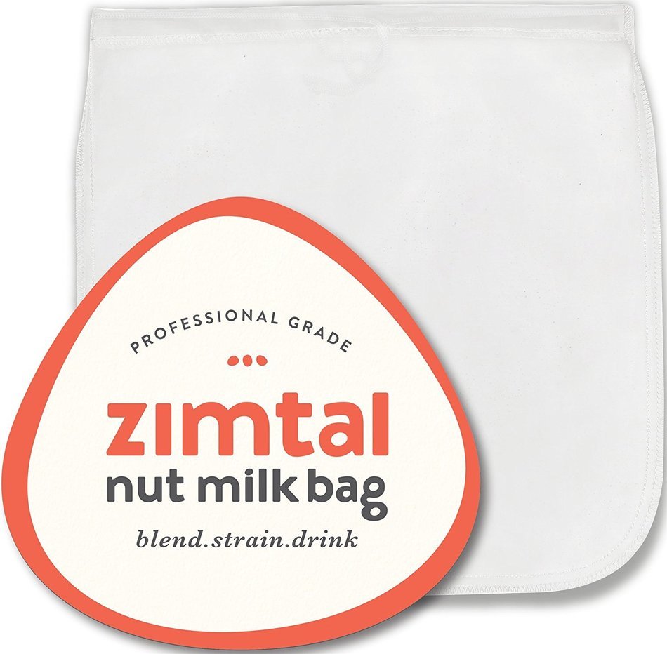 Premium Quality - Nut Milk Bag - XL - 13 " X 13 " - Smoothie Strainer - Cold Brew Coffee Maker- Free Recipes Included...